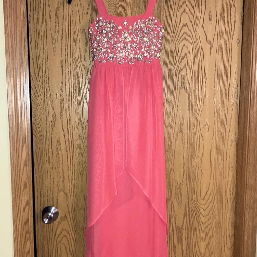 Brand-Poppies and Roses Size-kids small Color-pink mixed with peach